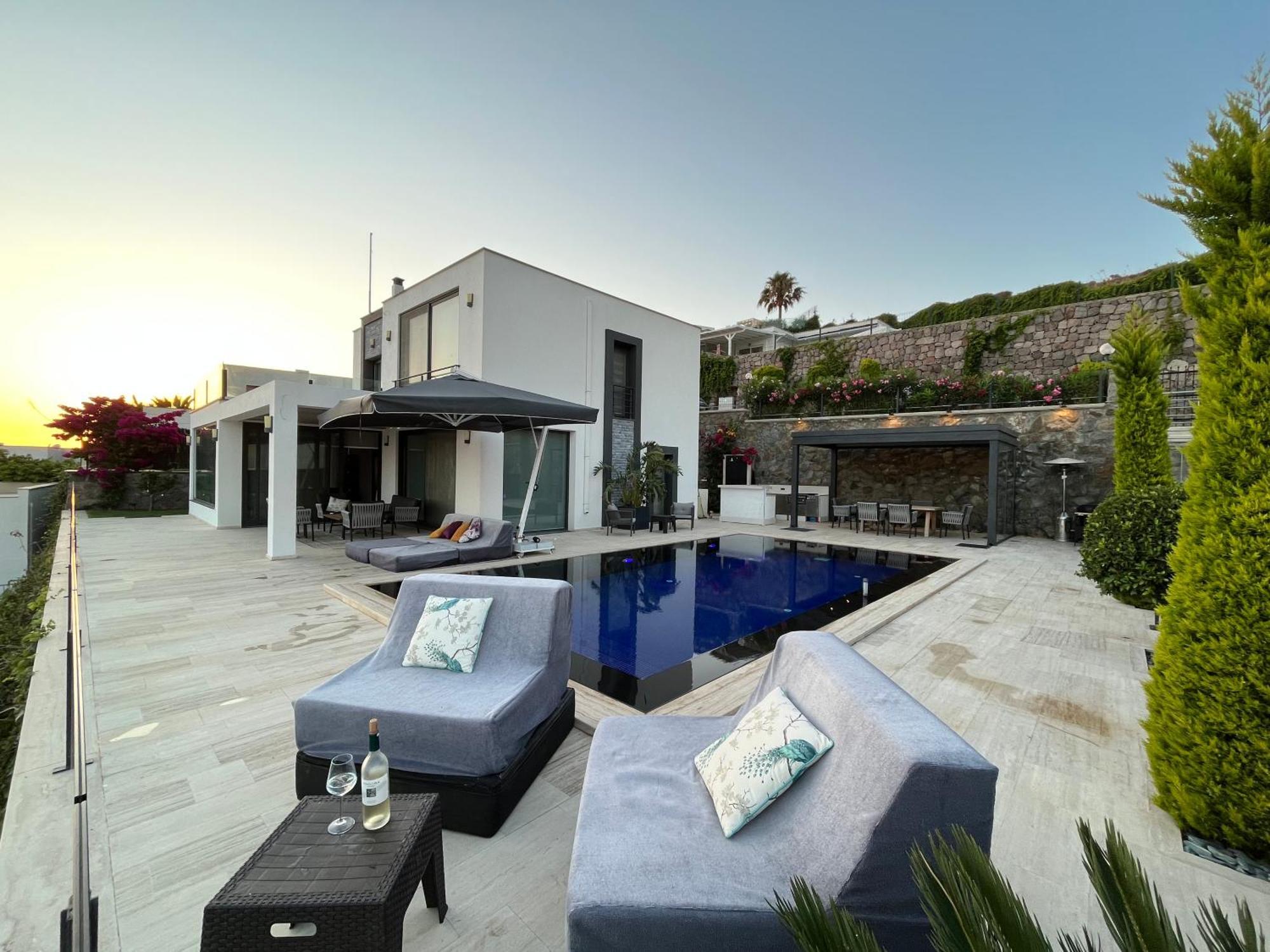 Villa Aylinda With Private Heated Pool Bodrum Esterno foto